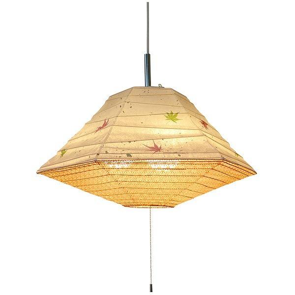 ペンダントライト 幅50×高さ27cm pyramid もみじ×麻葉煉瓦 SPN3-1011 3灯
