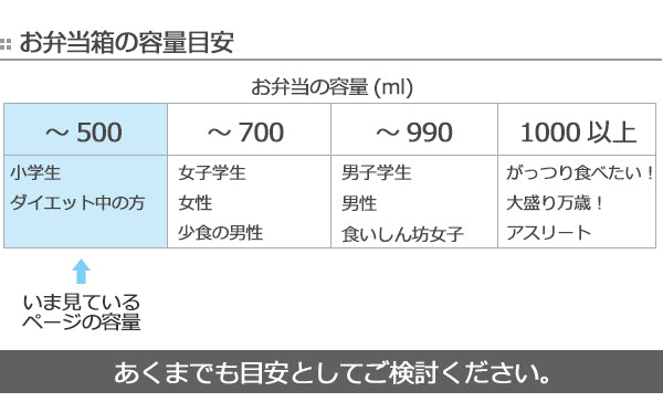 お弁当箱 2段 LUNCH BOX samon 500ml ランチボックス