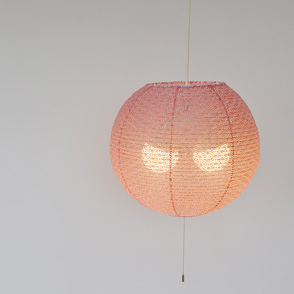 ペンダントライト直径39×高さ35cmcosmicコスミック麻葉梅紫SPN2-1061