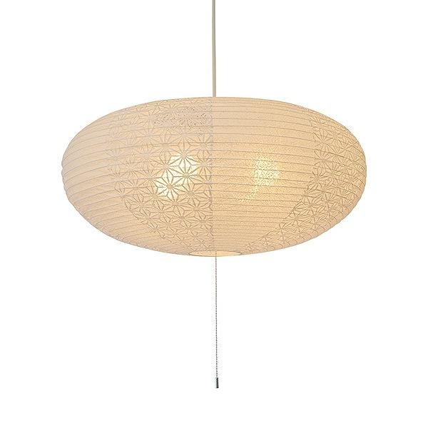 ペンダントライト直径60×高さ27.5cmislandアイランド特麻葉白×春雨白SPN4-1071