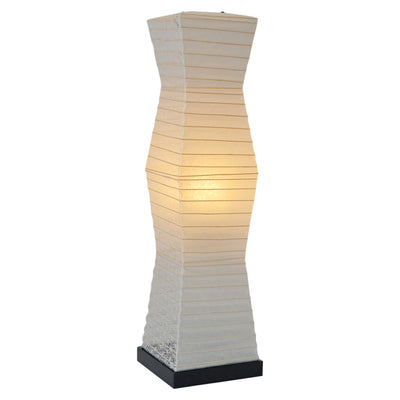 フロアライト 幅19×奥行19×高さ71cm stone ストーン 美濃紙×麻葉白 SF-2070