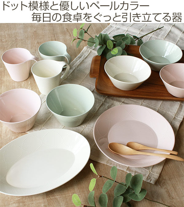 プレート 22cm プラスチック プンティーノ Puntino 皿 食器 洋食器 日本製