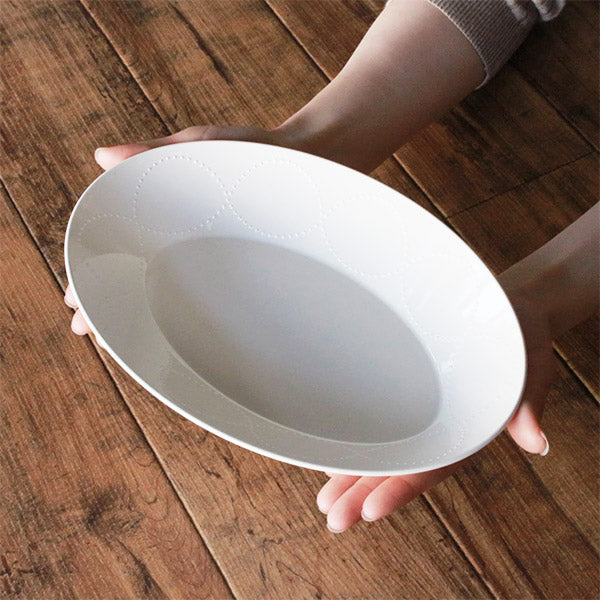 プレート 26cm プラスチック プンティーノ Puntino オーバルプレート 皿 食器 洋食器 日本製
