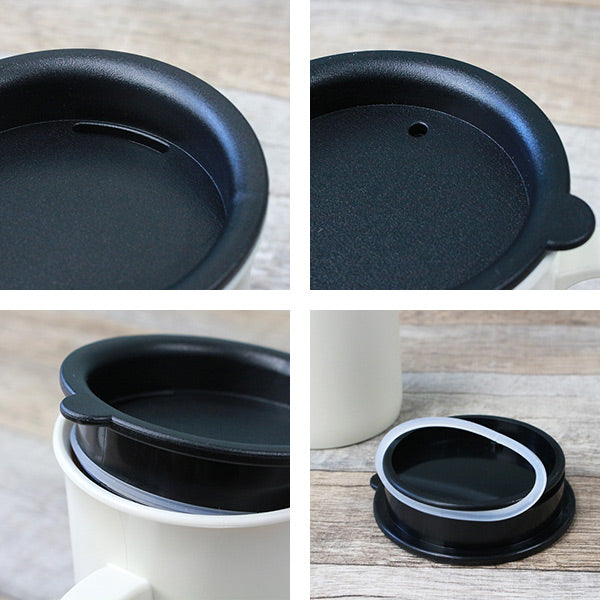マグカップ 350ml フタ付き ロング プラスチック カームディッシュ 皿 食器 洋食器 日本製