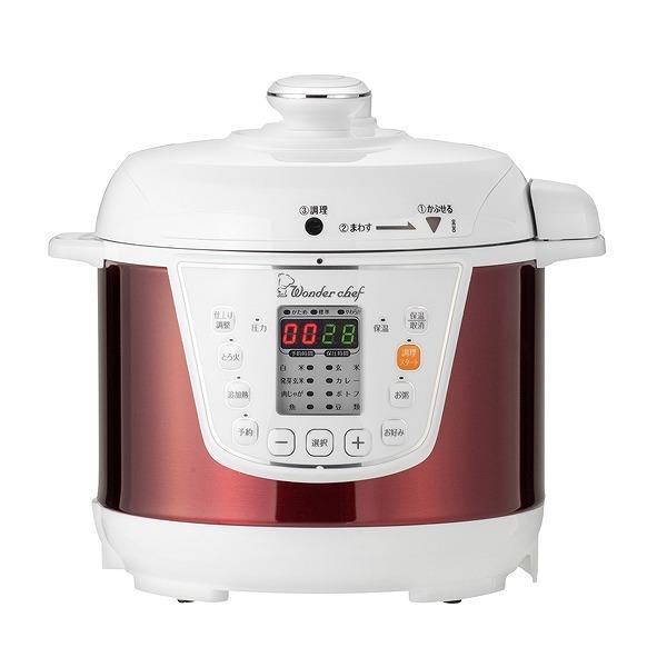 電気圧力鍋 スターターセット ワンダーシェフ wonderchef マイコン電気圧力鍋 楽ポン 3L 軽量カップ レシピブック付