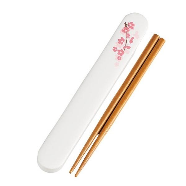 箸＆箸箱セット スライド式 SAKURA HAKOYA 18cm カトラリー