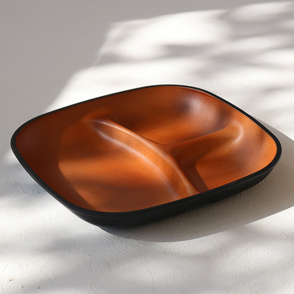 ランチプレート 24cm プラスチック 砂紋 samon 皿 食器 日本製