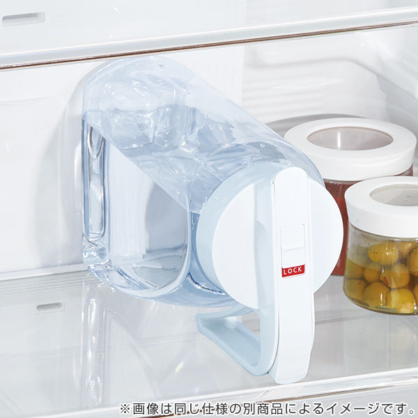 ピッチャー 冷水筒 3L ミッキーマウス ミッキー＆ミニー 耐熱 横置き ワンプッシュ 麦茶ポット