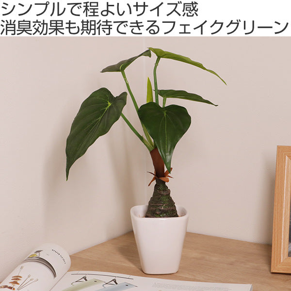 人工観葉植物アロカシア30cmフェイクグリーン造花光触媒