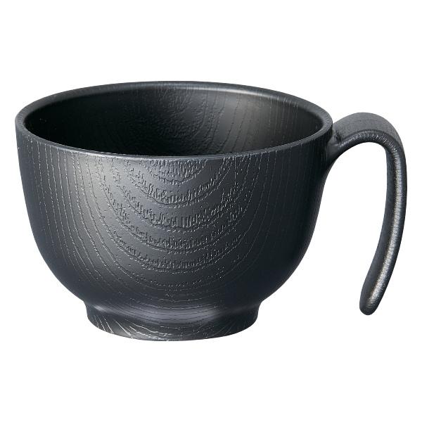 茶碗 370ml 持ちやすい 木製風 ハンドル付 介護 食器 プラスチック製 日本製