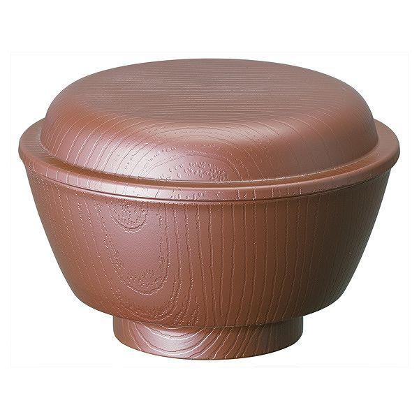 汁椀 330ml ふわっと フタ付き 木製風 介護 食器 プラスチック製 日本製