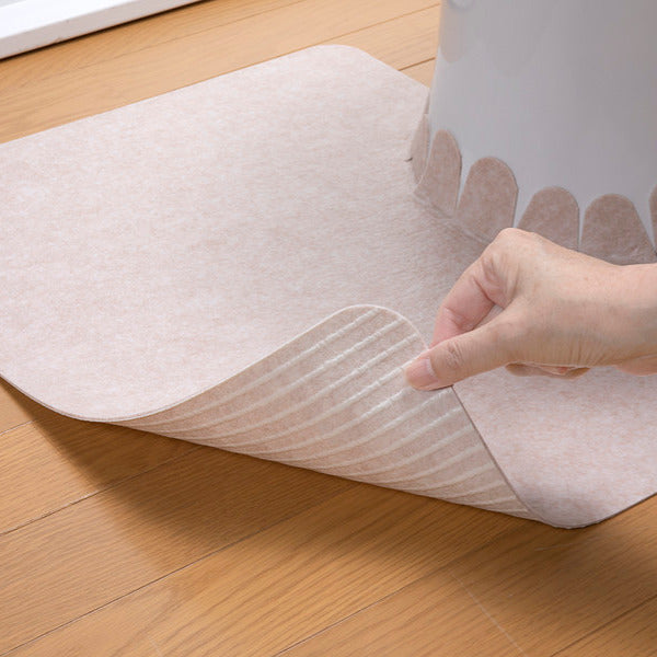 トイレマット 55×43ｃｍ 拭ける 床汚れ防止 無地 おくだけ吸着 日本製