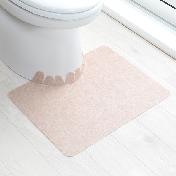 トイレマット 55×43ｃｍ 拭ける 床汚れ防止 無地 おくだけ吸着 日本製