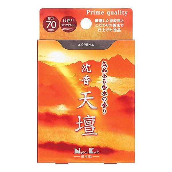 線香 沈香天壇 ミニ ミニ寸 約70mm 約50g