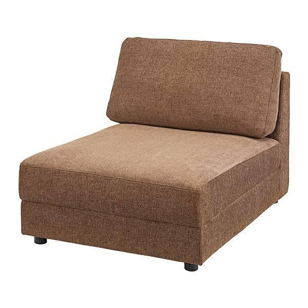 ソファ 奥行123cm 1人掛け イーズ ファブリック ローソファー ソファー