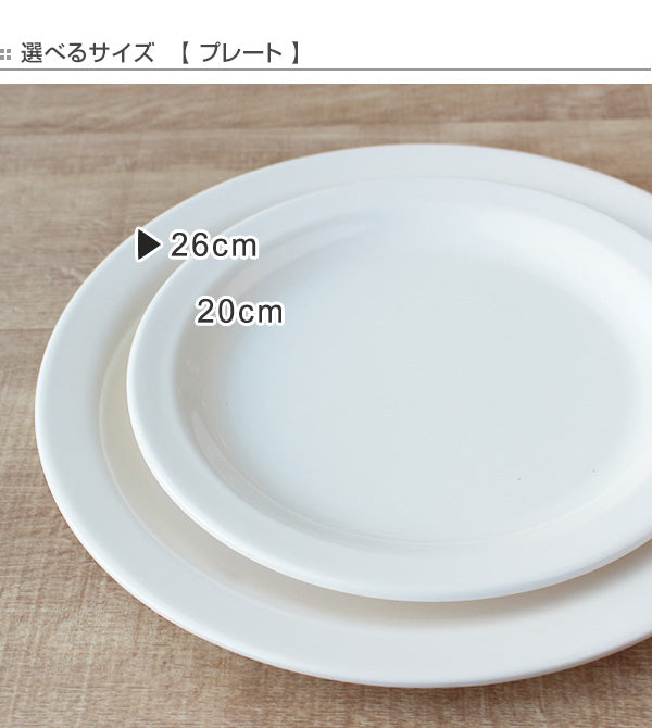 プレート 26cm プラスチック 軽量 皿 食器 洋食器