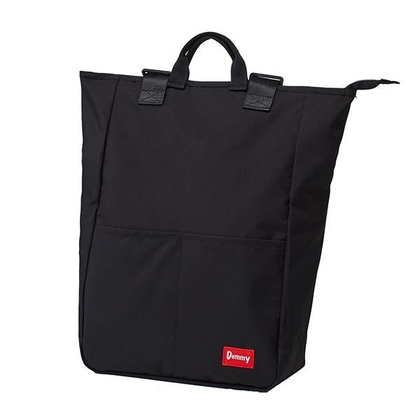 エコバッグ リュック型 16L コンパクトにたためる買い物バッグ ブラック