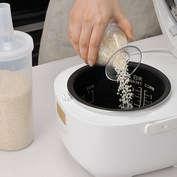 米びつ2kgドアポケットに入る冷蔵庫米びつ計量カップ付き