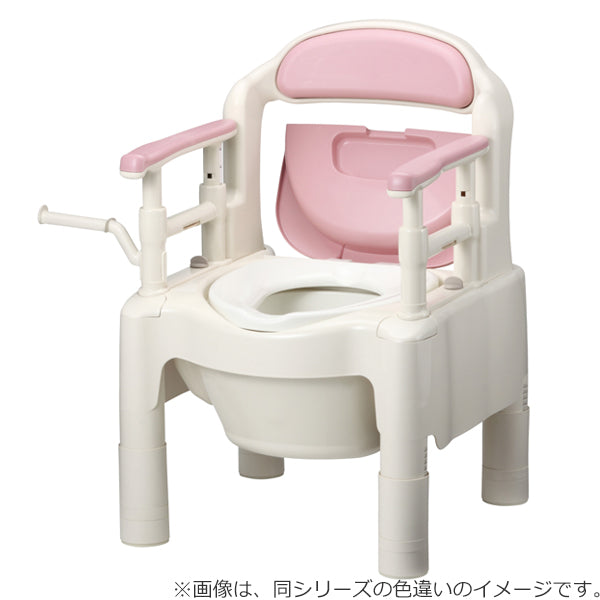 ポータブルトイレ 暖房便座 キャスター付 介護用 ちびくまくんシリーズ 日本製
