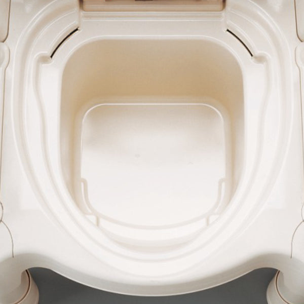 ポータブルトイレ ソフト便座 高さ49cm トランスファーボード付 ちびくまくん 介護用 FX-CPはねあげ 日本製