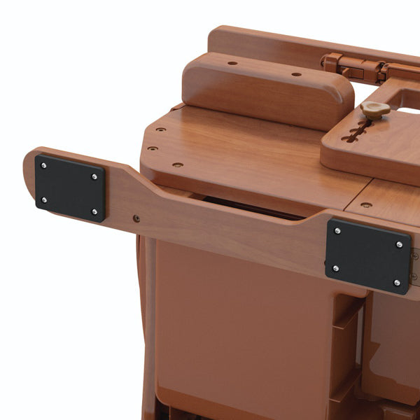 ★新品★介護用ポータブルトイレ安寿家具調　はねあげワイド ワイド快適脱臭ソフト 安寿 ポータブルトイレFX-CP はねあげ 快適脱臭タイプ（ソフト