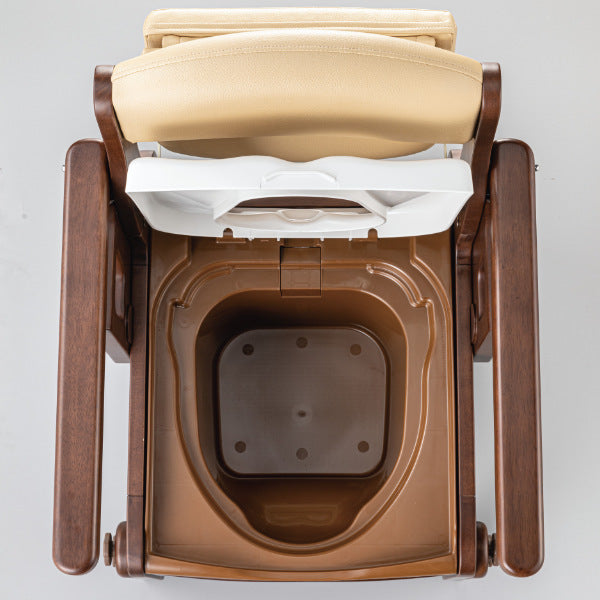 ポータブルトイレ 標準便座 キャスター付 家具調スマートトイレ NEO 介護用 日本製