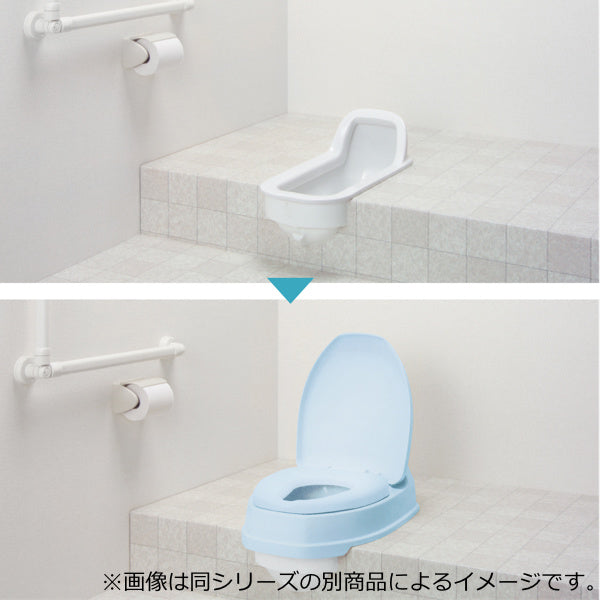 リフォームトイレ 和式トイレ用 暖房便座 補高スペーサー 5cm 段差あり 工事不要
