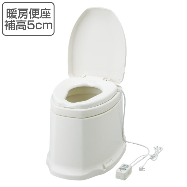 リフォームトイレ 和式トイレ用 暖房便座 補高スペーサー 5cm 段差なし 工事不要 据置式 サニタリエース SD 介護用品