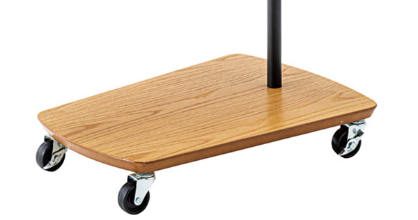 サイドテーブル 幅52.5cm 木製 2段 キャスター付き カフェテーブル テーブル 机 つくえ