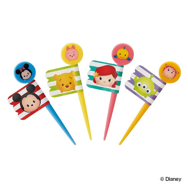 ピック お弁当 ツムツム ボーダー ランチピックス 12本入