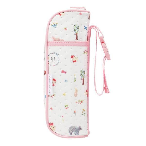 ほ乳瓶ポーチ 哺乳瓶ケース ハローキティ フォレストフレンズ 不織布 持ち手付き キャラクター