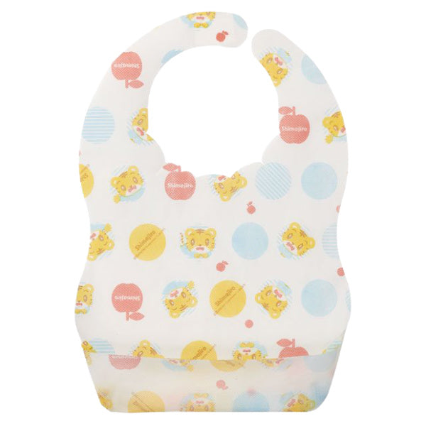 ベビーエプロン しまじろう ボーダー 紙エプロン 10枚入 キャラクター