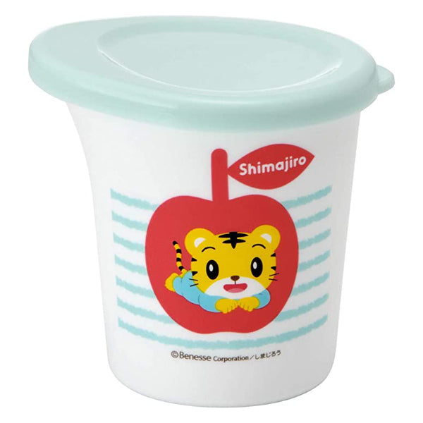 トレーニングカップ フィーディングドリンクカップ しまじろう ボーダー 190ml 蓋付き キャラクター