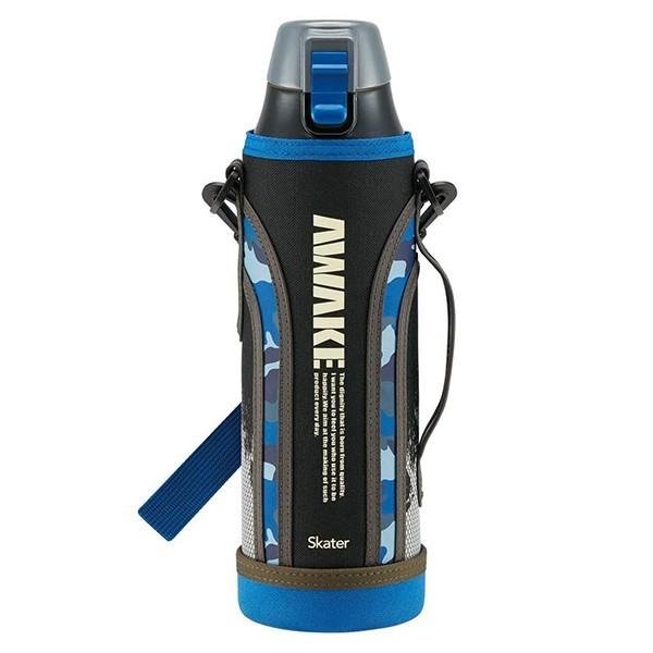 水筒 990ml ステンレス 直飲み ワンタッチ ボトルカバー付