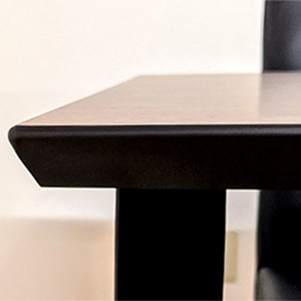 ダイニングテーブル 幅150cm 抗菌 ロの字脚 抗ウイルス加工 木目 テーブル 食卓 机 -5