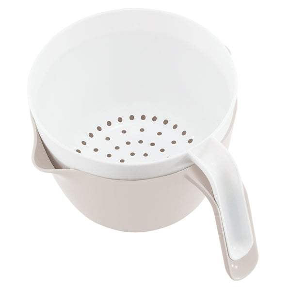 ザル＆ボウル2点セット深型取っ手付きCURU日本製