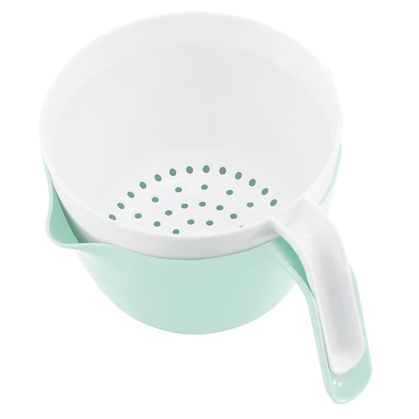 ザル＆ボウル2点セット深型取っ手付きCURU日本製