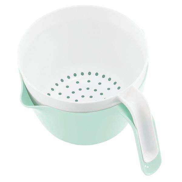 ザル＆ボウル2点セット深型取っ手付きCURU日本製