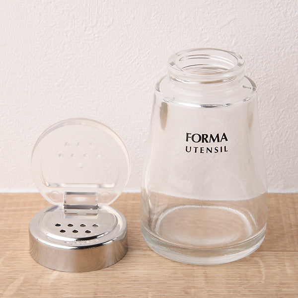 調味料入れ80ml塩胡椒蓋付きガラスフォルマHG