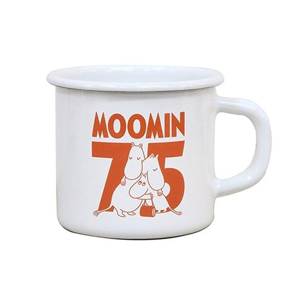 マグカップ 270ml ムーミン 75周年限定 ホーロー製 コップ HoneyWare 富士ホーロー