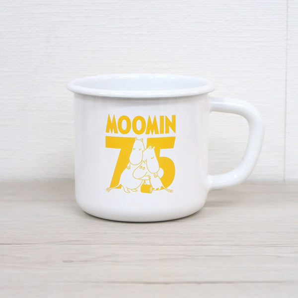 マグカップ 380ml ムーミン 75周年限定 ホーロー製 コップ HoneyWare 富士ホーロー