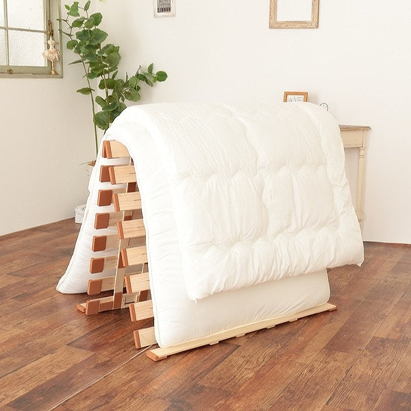 すのこベッド シングル 桐すのこベッド 薄型 軽量 スタンド式 桐材 収納 ベッド