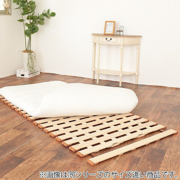 すのこベッド セミダブル 桐すのこベッド 薄型 軽量 スタンド式 桐材 収納 ベッド