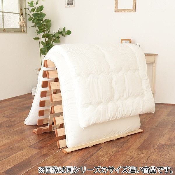 すのこベッド ダブル 桐すのこベッド 薄型 軽量 スタンド式 桐材 収納 ベッド