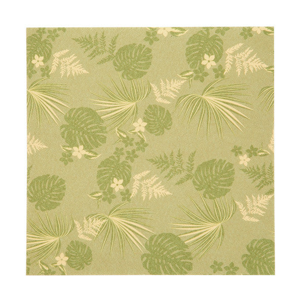 タイルマット 洗える吸着マット 床暖房対応 フリーカット 29×29cm ボタニカル 9枚 -14