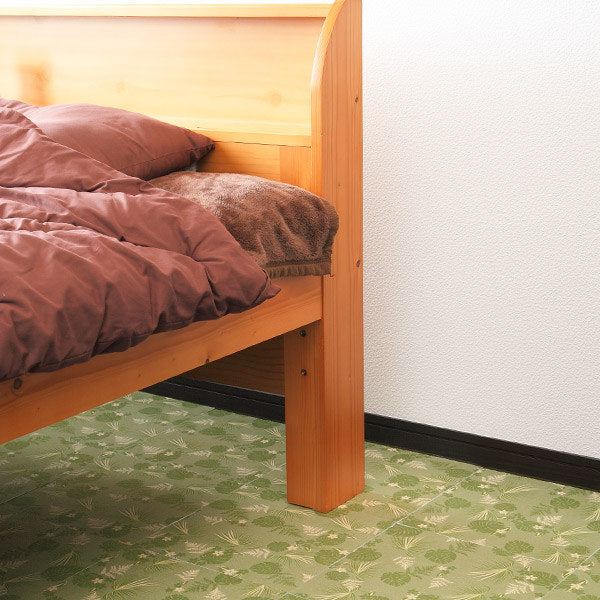 タイルマット 洗える吸着マット 床暖房対応 フリーカット 29×29cm ボタニカル 9枚 -10