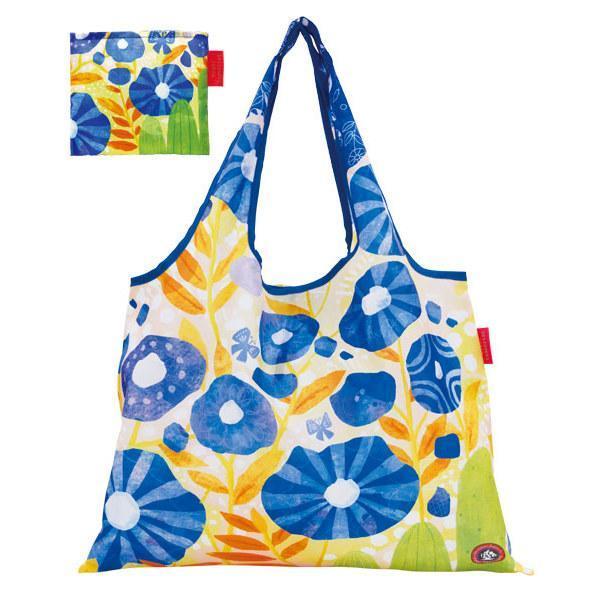 エコバッグ 2way Shopping Bag Blue flower デザイナーズ