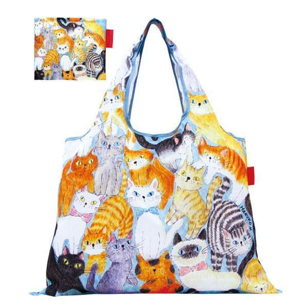 エコバッグ 2way Shopping Bag ねこちゃん、ねこちゃん デザイナーズ