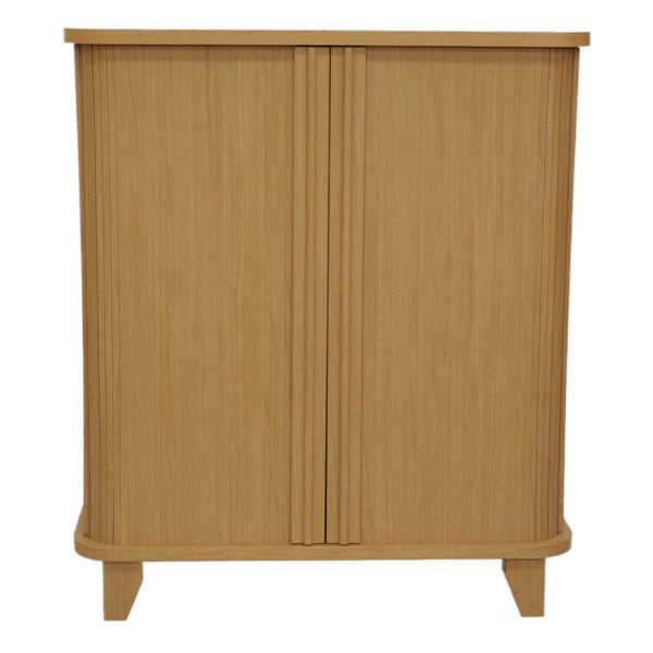 下駄箱 幅78cm ジャバラ扉 両開き