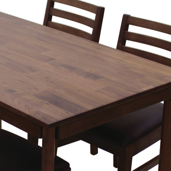 ダイニングテーブル 幅120cm ウォールナット材 木製 天然木 ダイニング テーブル 食卓 ナチュラル